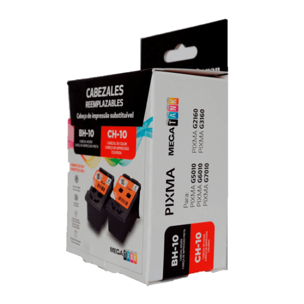 Cabezales Canon Pack BH-10 Negro + CH-10 Color