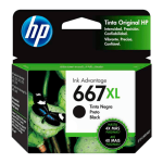 Tinta HP 667XL Black Original