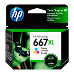Tinta HP 667XL Tricolor Original