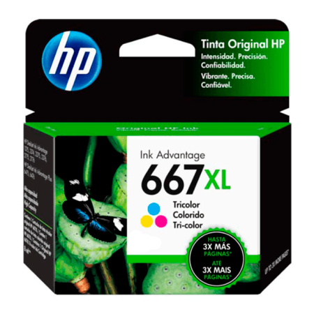 Tinta HP 667XL Tricolor Original