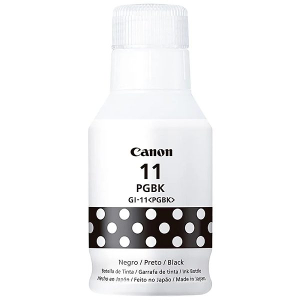 Botella de Tinta Canon GI-11BK Negro G2160/G3160 135ml