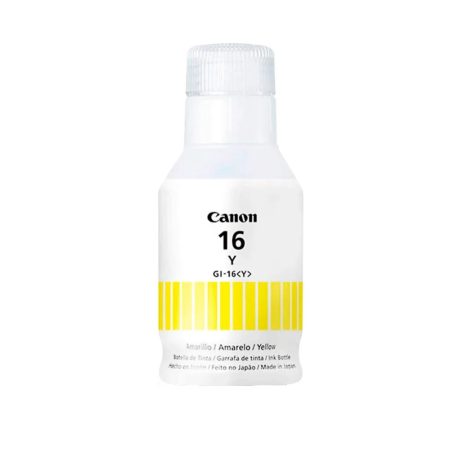 Botella de tinta Canon GI-16Y Amarillo GX6010/GX7010 135ml