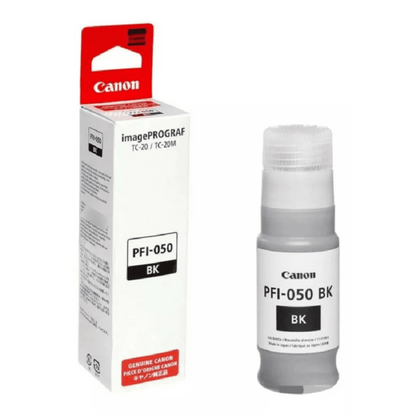 Botella de tinta Canon PFI-050BK Negro 70ml