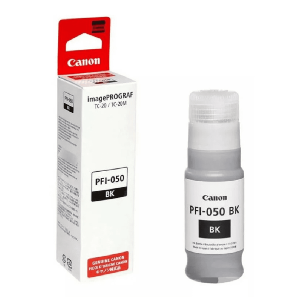 Botella de tinta Canon PFI-050BK Negro 70ml