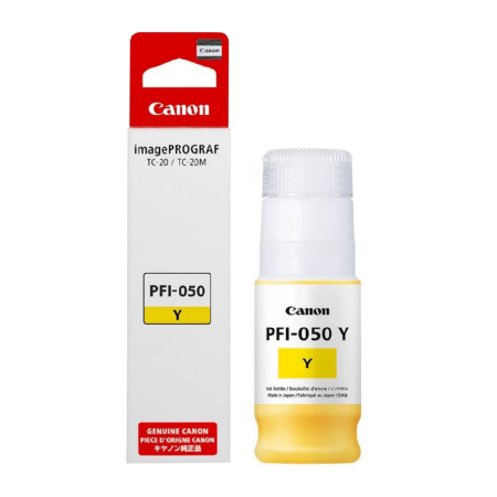 Botella de tinta Canon PFI-050Y Yellow 70ml
