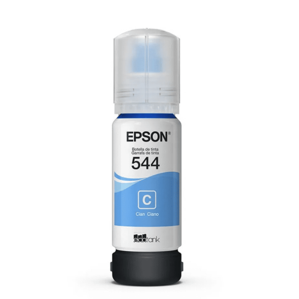 Botella de Tinta Epson 544 Cian (T544220) L1110/L3110/L3210/L3150/L3160/L5190