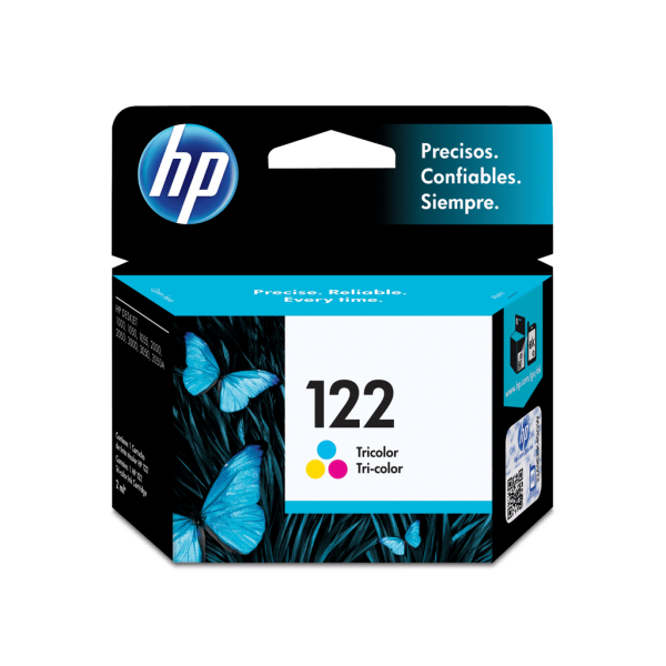 Cartucho de tinta HP 122 Tricolor (CH562HL) DeskJet 2050/3050 100 Pag.
