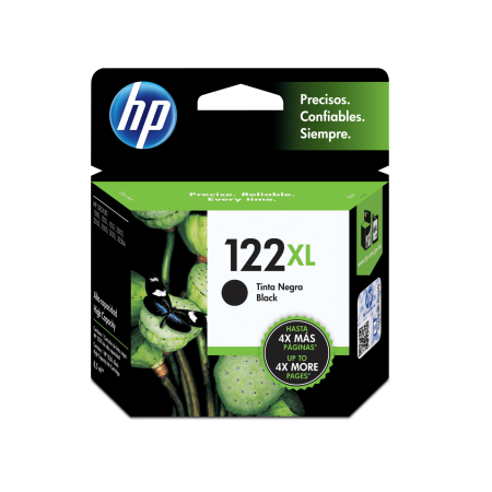 Cartucho de tinta HP 122XL Negro (CH563HL) DeskJet 2050/3050 480 Pag.