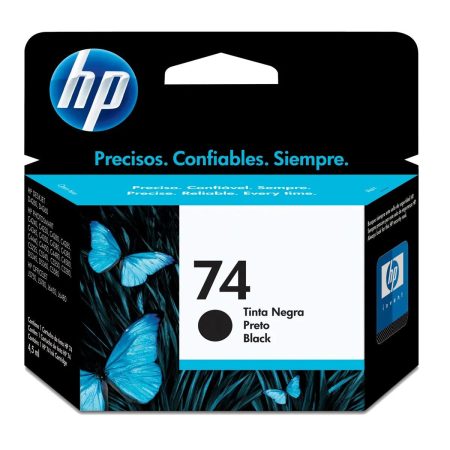 Cartucho de tinta HP 74 negra Original (CB335WL) Para HP Deskjet D4360, Photosmart C4424, C4480, C4440, C4524