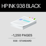 Cartucho de tinta HP 938 Negro (4S6X8PL) OfficeJet 9130 1.250 Pag.