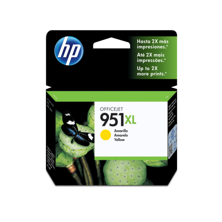 Cartucho de tinta HP 951XL Yellow (CN048AL) OfficeJet 8100/8600 1500 Pag.