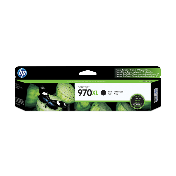 Cartucho de tinta HP 970XL Negro (CN625AM) OfficeJet X476DW/X451DW 9200 Pag.