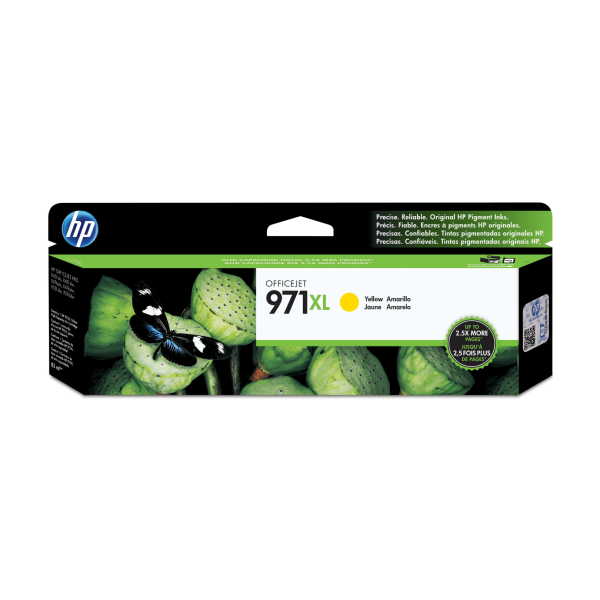 Cartucho de tinta HP 971XL Yellow (CN628AM) OfficeJet X476DW/X451DW 6600 Pag.