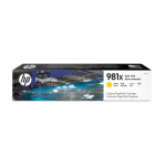 Cartucho de tinta HP 981X Yellow (L0R11A) PageWide 556DN/586DN 10000 Pag.